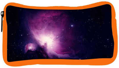 

Snoogg Eco Friendly Canvas Stars In The Galaxy Designer Student Pen Pencil Case Coin Purse Pouch Cosmetic Makeup Bag (ORANGE) Pouch(Multicolor)