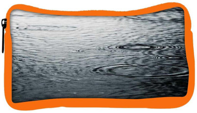 

Snoogg Eco Friendly Canvas Water Droplets Student Pen Pencil Case Coin Purse Pouch Cosmetic Makeup Bag (ORANGE) Pouch(Multicolor)