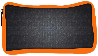 

Snoogg Eco Friendly Canvas Grey Abstract Design Designer Student Pen Pencil Case Coin Purse Pouch Cosmetic Makeup Bag (ORANGE) Pouch(Multicolor)