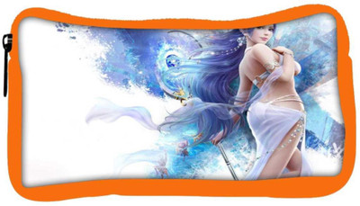 

Snoogg Eco Friendly Canvas Jap Angel Student Pen Pencil Case Coin Purse Pouch Cosmetic Makeup Bag (ORANGE) Pouch(Multicolor)