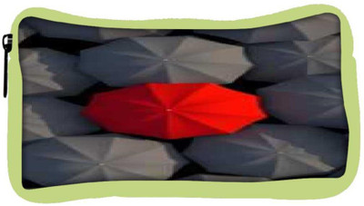 

Snoogg Eco Friendly Canvas Red And Black Umbrella Designer Student Pen Pencil Case Coin Purse Pouch Cosmetic Makeup Bag (GREEN) Pouch(Multicolor)