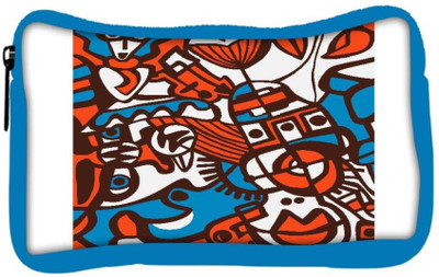 

Snoogg Eco Friendly Canvas Abstract Faces Designer Student Pen Pencil Case Coin Purse Pouch Cosmetic Makeup Bag (BLUE) Pouch(Multicolor)