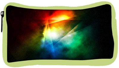 

Snoogg Eco Friendly Canvas Abstract Triangle Design Designer Student Pen Pencil Case Coin Purse Pouch Cosmetic Makeup Bag (GREEN) Pouch(Multicolor)