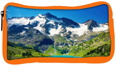

Snoogg Eco Friendly Canvas Snow On Mountain Designer Student Pen Pencil Case Coin Purse Pouch Cosmetic Makeup Bag (ORANGE) Pouch(Multicolor)