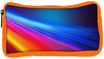 

Snoogg Eco Friendly Canvas Multicolor Pathway Designer Student Pen Pencil Case Coin Purse Pouch Cosmetic Makeup Bag (ORANGE) Pouch(Multicolor)