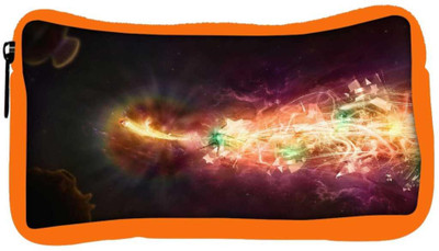

Snoogg Eco Friendly Canvas Abstract Amazed Design Designer Student Pen Pencil Case Coin Purse Pouch Cosmetic Makeup Bag (ORANGE) Pouch(Multicolor)