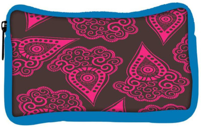 

Snoogg Eco Friendly Canvas Brown Pattern Designer Student Pen Pencil Case Coin Purse Pouch Cosmetic Makeup Bag (BLUE) Pouch(Multicolor)