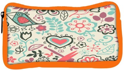 

Snoogg Eco Friendly Canvas White Birds And Nature Designer Student Pen Pencil Case Coin Purse Pouch Cosmetic Makeup Bag (ORANGE) Pouch(Multicolor)