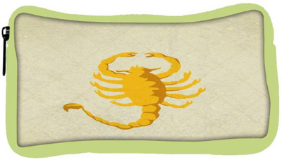 

Snoogg Eco Friendly Canvas Scorpion Yellow 2785 Student Pen Pencil Case Coin Purse Pouch Cosmetic Makeup Bag (GREEN) Pouch(Multicolor)