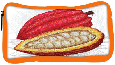 

Snoogg Eco Friendly Canvas Cacao Pod Open Student Pen Pencil Case Coin Purse Pouch Cosmetic Makeup Bag (ORANGE) Pouch(Multicolor)