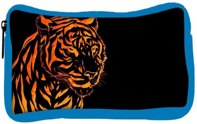 

Snoogg Eco Friendly Canvas Fury Tiger Designer Student Pen Pencil Case Coin Purse Pouch Cosmetic Makeup Bag (BLUE) Pouch(Multicolor)