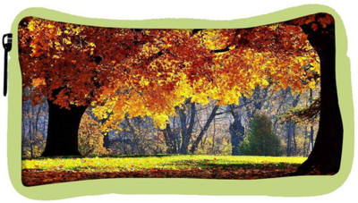 

Snoogg Eco Friendly Canvas Red Blossom Tree Designer Student Pen Pencil Case Coin Purse Pouch Cosmetic Makeup Bag (GREEN) Pouch(Multicolor)