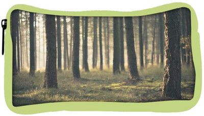 

Snoogg Eco Friendly Canvas Forest Surface Designer Student Pen Pencil Case Coin Purse Pouch Cosmetic Makeup Bag (GREEN) Pouch(Multicolor)