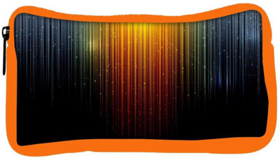 

Snoogg Eco Friendly Canvas Sparkling Lights Designer Student Pen Pencil Case Coin Purse Pouch Cosmetic Makeup Bag (ORANGE) Pouch(Multicolor)