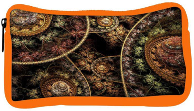 

Snoogg Eco Friendly Canvas Fractal Domes Designer Student Pen Pencil Case Coin Purse Pouch Cosmetic Makeup Bag (ORANGE) Pouch(Multicolor)