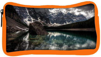 

Snoogg Eco Friendly Canvas Lake View Designer Student Pen Pencil Case Coin Purse Pouch Cosmetic Makeup Bag (ORANGE) Pouch(Multicolor)