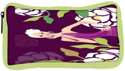 

Snoogg Eco Friendly Canvas Urban Chic 2489 Student Pen Pencil Case Coin Purse Pouch Cosmetic Makeup Bag (GREEN) Pouch(Multicolor)