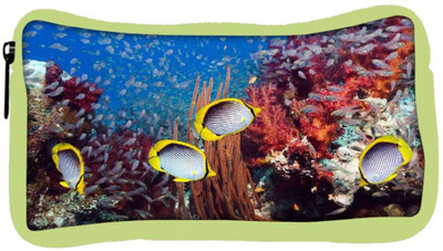 

Snoogg Eco Friendly Canvas Multicolor Fish Designer Student Pen Pencil Case Coin Purse Pouch Cosmetic Makeup Bag (GREEN) Pouch(Multicolor)