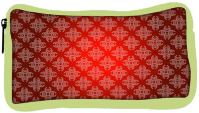 

Snoogg Eco Friendly Canvas Dark Red Pattern Designer Student Pen Pencil Case Coin Purse Pouch Cosmetic Makeup Bag (GREEN) Pouch(Multicolor)