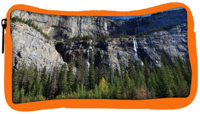

Snoogg Eco Friendly Canvas Abstract Big Rocks Designer Student Pen Pencil Case Coin Purse Pouch Cosmetic Makeup Bag (ORANGE) Pouch(Multicolor)
