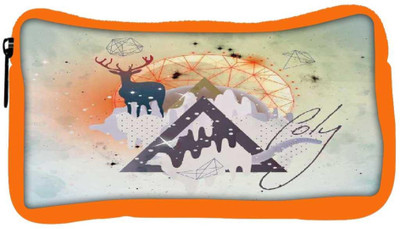 

Snoogg Eco Friendly Canvas Astro Cool Student Pen Pencil Case Coin Purse Pouch Cosmetic Makeup Bag (ORANGE) Pouch(Multicolor)