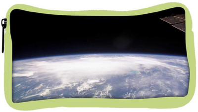 

Snoogg Eco Friendly Canvas Blue Earth Designer Student Pen Pencil Case Coin Purse Pouch Cosmetic Makeup Bag (GREEN) Pouch(Multicolor)