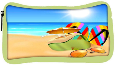 

Snoogg Eco Friendly Canvas Abstract Summer Background Student Pen Pencil Case Coin Purse Pouch Cosmetic Makeup Bag (GREEN) Pouch(Multicolor)
