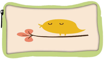 

Snoogg Eco Friendly Canvas Bird Life Minimal Student Pen Pencil Case Coin Purse Pouch Cosmetic Makeup Bag (GREEN) Pouch(Multicolor)