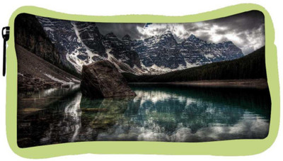 

Snoogg Eco Friendly Canvas Lake View Designer Student Pen Pencil Case Coin Purse Pouch Cosmetic Makeup Bag (GREEN) Pouch(Multicolor)