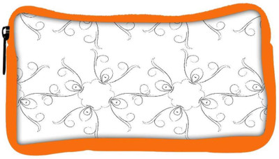 

Snoogg Eco Friendly Canvas Pencil Sketch Designer Student Pen Pencil Case Coin Purse Pouch Cosmetic Makeup Bag (ORANGE) Pouch(Multicolor)