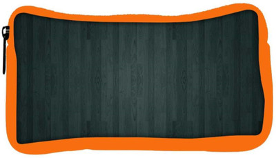 

Snoogg Eco Friendly Canvas Minimalistic Wood Designer Student Pen Pencil Case Coin Purse Pouch Cosmetic Makeup Bag (ORANGE) Pouch(Multicolor)