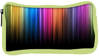 

Snoogg Eco Friendly Canvas Falling Colors Designer Student Pen Pencil Case Coin Purse Pouch Cosmetic Makeup Bag (GREEN) Pouch(Multicolor)