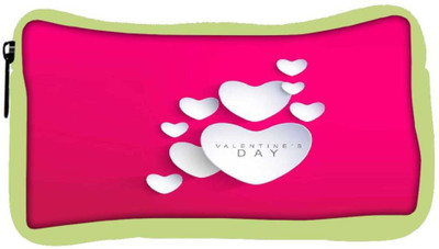 

Snoogg Eco Friendly Canvas Be My Valentine Student Pen Pencil Case Coin Purse Pouch Cosmetic Makeup Bag (GREEN) Pouch(Multicolor)