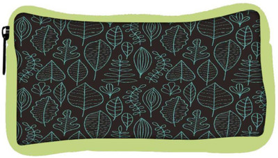 

Snoogg Eco Friendly Canvas Blue Leaves Designer Student Pen Pencil Case Coin Purse Pouch Cosmetic Makeup Bag (GREEN) Pouch(Multicolor)
