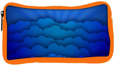 

Snoogg Eco Friendly Canvas Blue Clouds Designer Student Pen Pencil Case Coin Purse Pouch Cosmetic Makeup Bag (ORANGE) Pouch(Multicolor)
