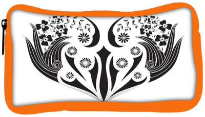 

Snoogg Eco Friendly Canvas Floral Frame Student Pen Pencil Case Coin Purse Pouch Cosmetic Makeup Bag (ORANGE) Pouch(Multicolor)