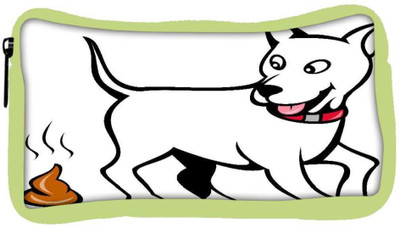

Snoogg Eco Friendly Canvas Dog With Poo Student Pen Pencil Case Coin Purse Pouch Cosmetic Makeup Bag (GREEN) Pouch(Multicolor)