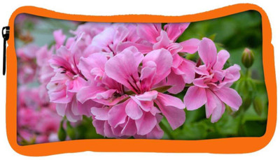 

Snoogg Eco Friendly Canvas Pink Flower Designer Student Pen Pencil Case Coin Purse Pouch Cosmetic Makeup Bag (ORANGE) Pouch(Multicolor)