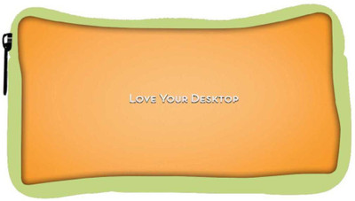 

Snoogg Eco Friendly Canvas Love Your Desktop Orange Designer Student Pen Pencil Case Coin Purse Pouch Cosmetic Makeup Bag (GREEN) Pouch(Multicolor)