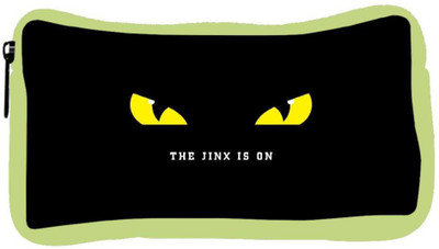 

Snoogg Eco Friendly Canvas Jinx Is On Designer Student Pen Pencil Case Coin Purse Pouch Cosmetic Makeup Bag (GREEN) Pouch(Multicolor)