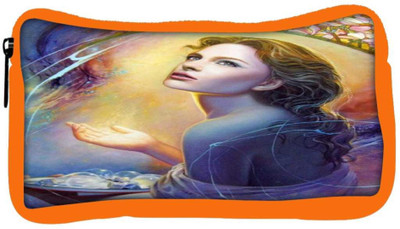 

Snoogg Eco Friendly Canvas Angels In Heaven Student Pen Pencil Case Coin Purse Pouch Cosmetic Makeup Bag (ORANGE) Pouch(Multicolor)