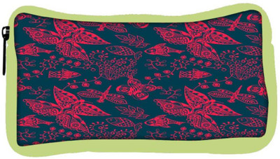 

Snoogg Eco Friendly Canvas Red Buttefly Designer Student Pen Pencil Case Coin Purse Pouch Cosmetic Makeup Bag (GREEN) Pouch(Multicolor)
