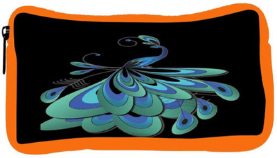 

Snoogg Eco Friendly Canvas Peacock Feather Student Pen Pencil Case Coin Purse Pouch Cosmetic Makeup Bag (ORANGE) Pouch(Multicolor)