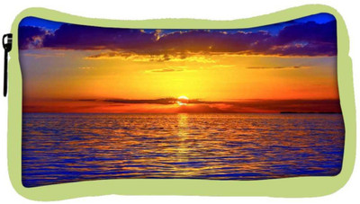 

Snoogg Eco Friendly Canvas Sunset Over Ocean Designer Student Pen Pencil Case Coin Purse Pouch Cosmetic Makeup Bag (GREEN) Pouch(Multicolor)