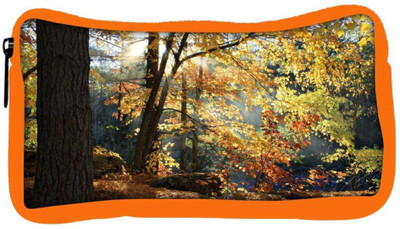 

Snoogg Eco Friendly Canvas Huge Tree Designer Student Pen Pencil Case Coin Purse Pouch Cosmetic Makeup Bag (ORANGE) Pouch(Multicolor)