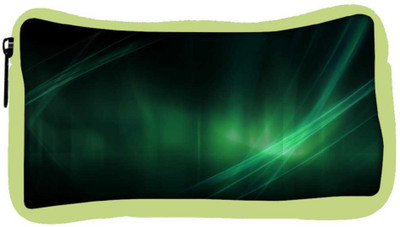 

Snoogg Eco Friendly Canvas Abstract Green Designer Student Pen Pencil Case Coin Purse Pouch Cosmetic Makeup Bag (GREEN) Pouch(Multicolor)