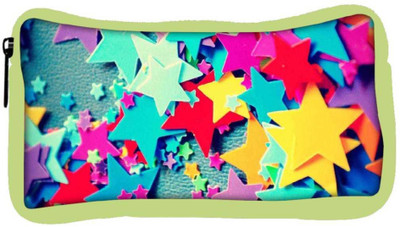 

Snoogg Eco Friendly Canvas Stars Colourful Pattern Student Pen Pencil Case Coin Purse Pouch Cosmetic Makeup Bag (GREEN) Pouch(Multicolor)