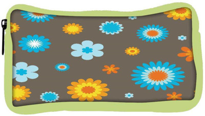 

Snoogg Eco Friendly Canvas Cream Pattern Floral Designer Student Pen Pencil Case Coin Purse Pouch Cosmetic Makeup Bag (GREEN) Pouch(Multicolor)
