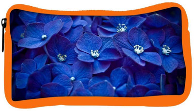 

Snoogg Eco Friendly Canvas Blue Flower Designer Student Pen Pencil Case Coin Purse Pouch Cosmetic Makeup Bag (ORANGE) Pouch(Multicolor)