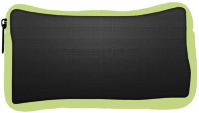 

Snoogg Eco Friendly Canvas Plain Black Wall Designer Student Pen Pencil Case Coin Purse Pouch Cosmetic Makeup Bag (GREEN) Pouch(Multicolor)